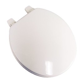 Comfort Seats U003WD00 Deluxe Molded Wood Contemporary Round Closed Front with Cover