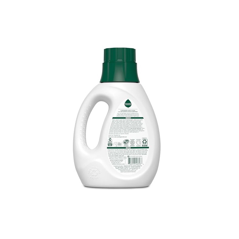 Seventh Generation Concentrated Laundry Detergent, Stain Fighting Formula, Fresh Lavender