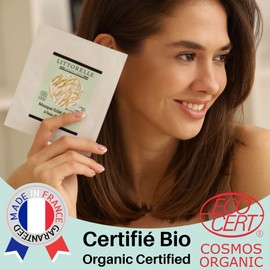 Littorelle - Eye mask - Organic certified - Eye patch 360° - Against dark circles, tear bags, anti-ageing - Moisturises, smoothes, matted - Made in France - 99% natural origin