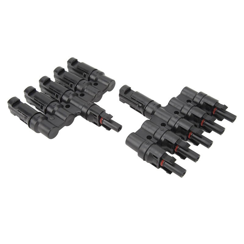 Solar T Branch Connector 1 to 5 PPO IP67 Waterproof