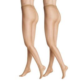 Hudson Women's 021243 Tights, 20 Den, Beige (Skin 0014), (Manufacturer Size: 44/46) pack of 2