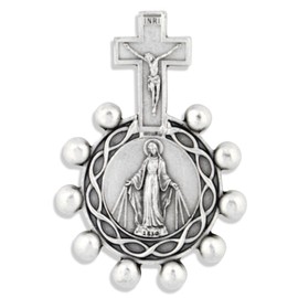Rosario católico One Decade Saint - Tamaño de bolsillo, Concepción inmaculada/Divina Misericordia