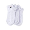 Fila F9303 Unisex Calze Quarter Tinta Unita, Taglia 43/46, Bianca,