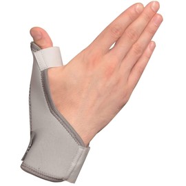 Solace Care Thumb Splint Spica Brace | Provides Support to Wrist & Thumb | Guards Left or Right Hand | For Fracture Arthritis Tenosynovitis & Carpal Tunnel Syndrome (Grey, Small - 13 - 15 cm)