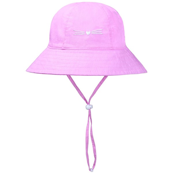 Baby Girl Sun Hat UPF 50+ Sun Protective Toddler Bucket