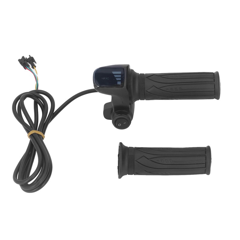 1 Pair Electric Bike Throttle Grip Rubber Twist Throttle Grips