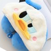 Hooded U Shaped Pillow Cute Cartoon Travel PP Cotton U