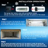 Garage Door Sensors, Replacement for Genie/Overhead Garage Door sensors, GSTB-R