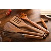 NAYAHOSE Wooden Kitchen Utensils Set with Holder, NAYAHOSE 11 Pcs