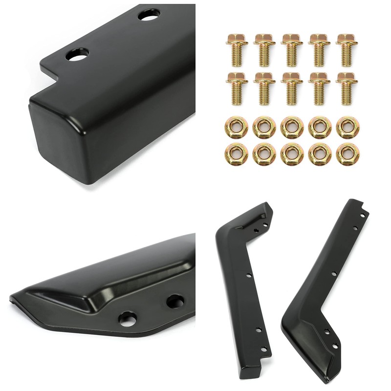 ECOTRIC Front & Rear Bumper Valance Lip Spoiler Compatible with