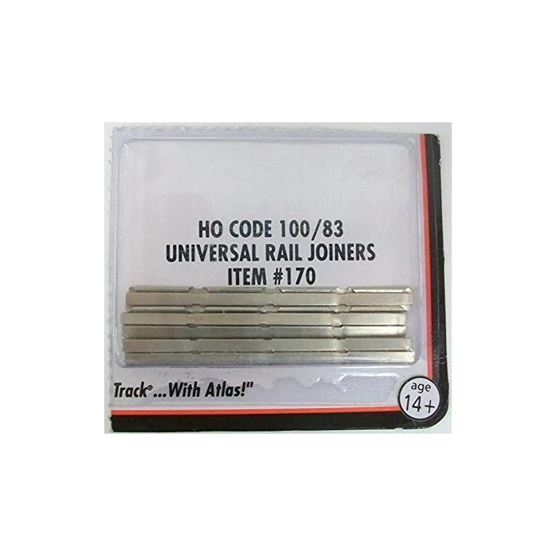 Code 100/83 Nickel Silver Universal Rail Joiners 48 Pcs per