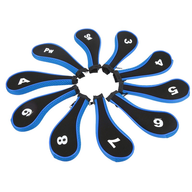 10Pcs Golf Club Head Cover Neoprene Golf Head Cover for