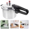 DOITOOL Aluminum Pressure Cooker 16cm/6.3inch Bottom Mini Pressure Cooker for