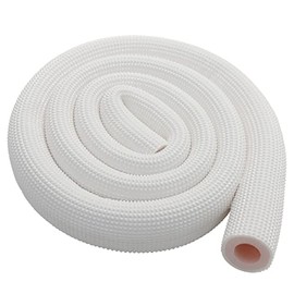 URBEST Pipe Insulation Tubing 1" x 3/8" Heat Preservation Insulated 6-Foot Length Handle Grips (White-19x10)