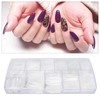 Nail Art Tips, 500 Piezas de Puntas de Uñas Largas