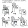 INFANS 3 in 1 Baby High Chair, Convertible Toddler Table