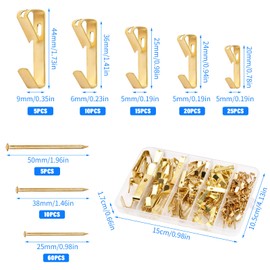 150 Pcs Wall Hanging Hooks Gypsum Board Hooks with Nails Hanging Hardware for Picture Frame Display Picture Frame Watch Plasterboard Hooks Plywood Wood Rust Resistant Wall Hooks Gypsum Board Pins