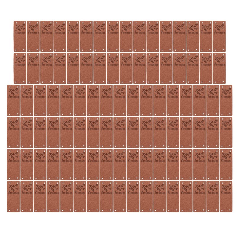 Tissting Pack of 100 Handmade Labels for Sewing, 5 x