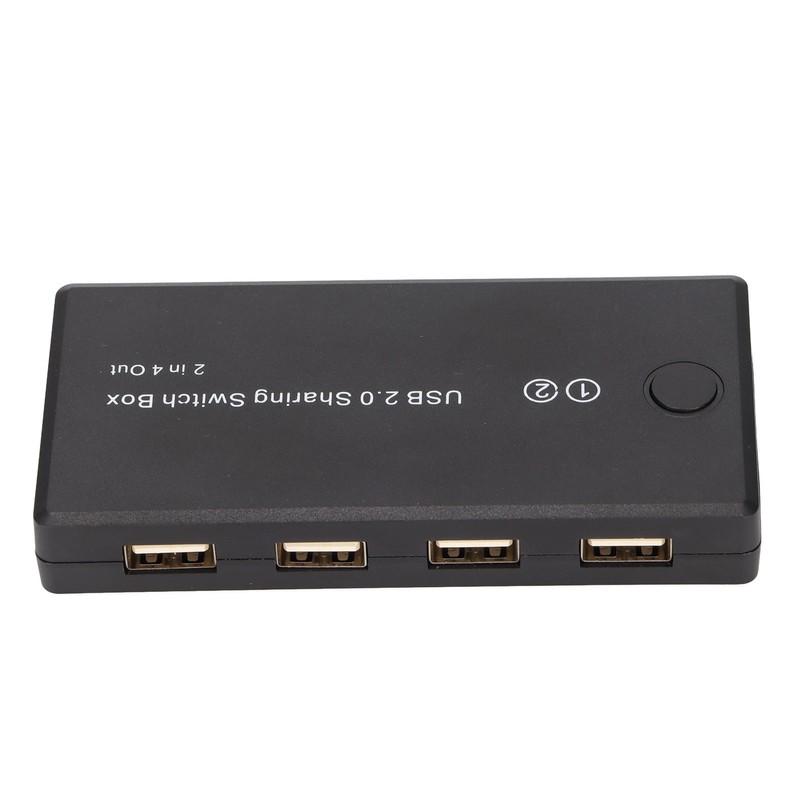 USB 2.0 Switch Selector 2 in 4 Out Great Compatibility