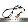 Natural Stone Magatama Necklace Peach Aventurine (1 Piece)
