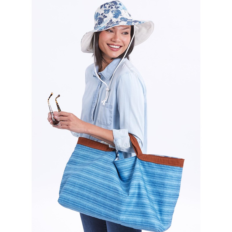 McCall's Tote Bags and Hat Sewing Pattern Kit, Design Code