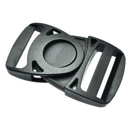 sacoora 10pcs Plastic Side Release Center Buckles Swing Head Swivel style Backpack Straps (Webbing Size 38mm)