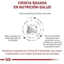 Alimento Royal Canin Veterinary Diet Canine Satiety Support para perros adulto todos los tamaños sabor mix de 12 kg