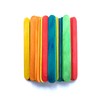 50 Jumbo Coloured Wooden Lollipop Lolly Sticks Kids Art Craft