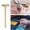 sourcing map 2pcs Mini Multifunction Copper Hammer 160x52mm Small Brass