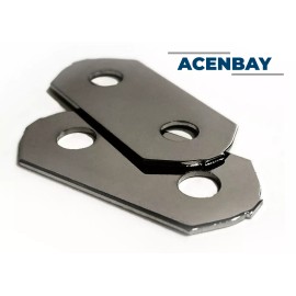 ACENBAY Nickel-Plated BUS BARS & STAINLESS NUTS kit for Camry, Avalon, ES300h, & HS250h