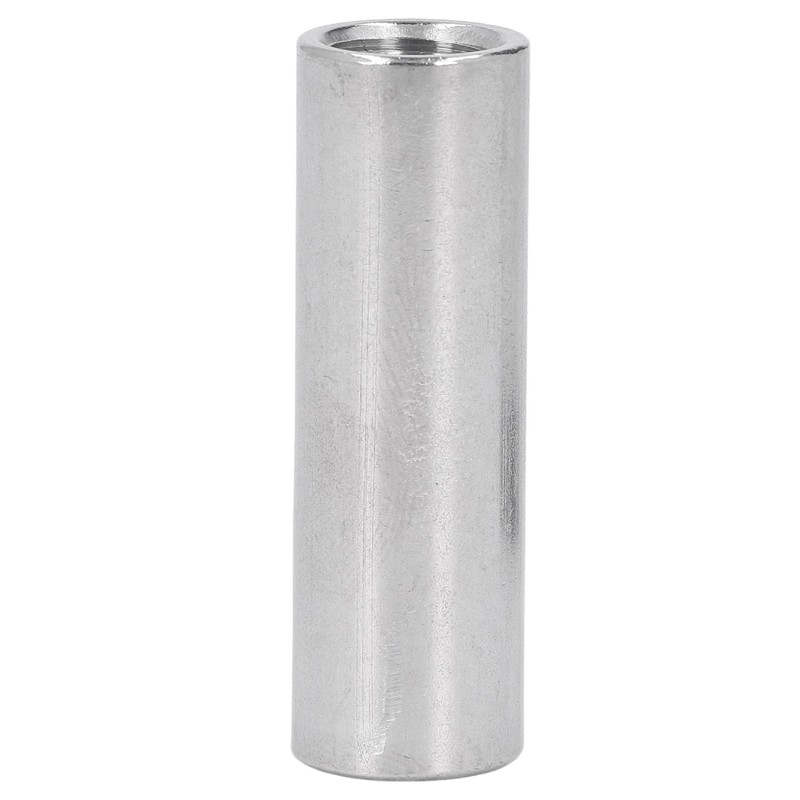 5PCS M12 Cylindrical Coupling Nuts 304 Stainless Steel Female Thread