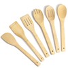 Berglander Wooden Kitchen Utensils Set 6 Pcs, Cooking Utensil Sets，