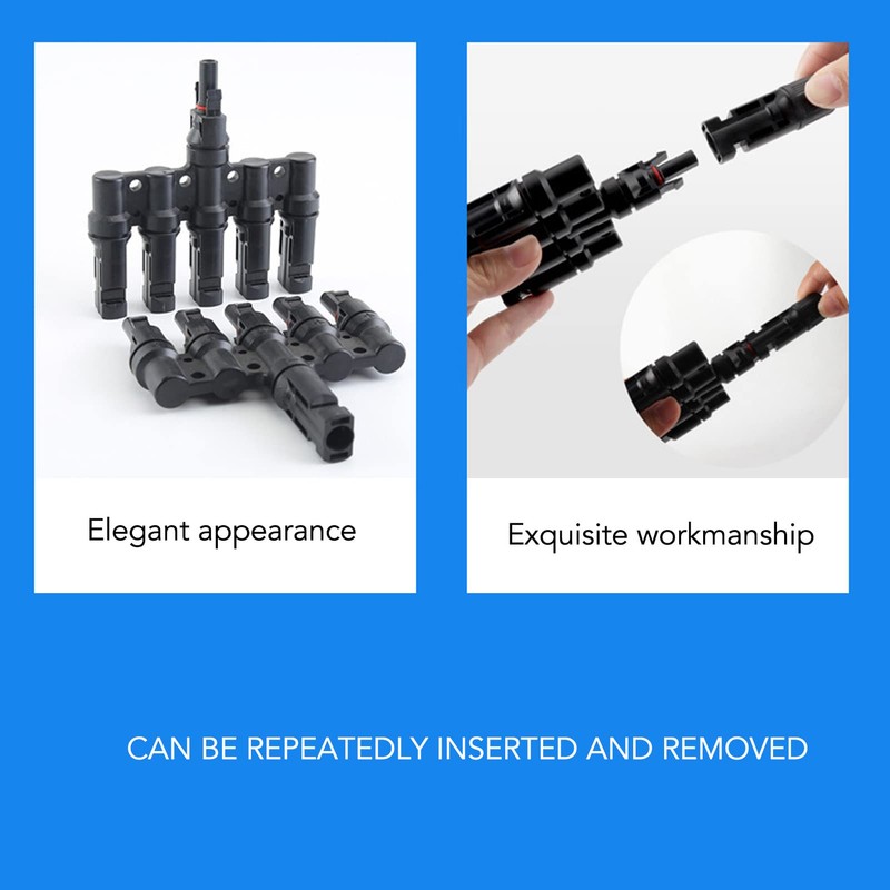 Solar Branch Connector 1 to 5 IP67 Cable Splitter Coupler