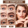 ZHISHUDL Eyebrow Gel Brown Eye Brow Gel Long-Lasting Tinted Brow