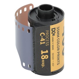 Película profesional de 35 mm, rollo de película profesional de 320 a 400 grados ISO de 35 mm, película de alta definición de alta resolución de impresión a color para 135 cámaras (18 hojas)