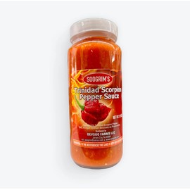 Soogrim's Trinidad Scorpion Pepper Sauce 12oz