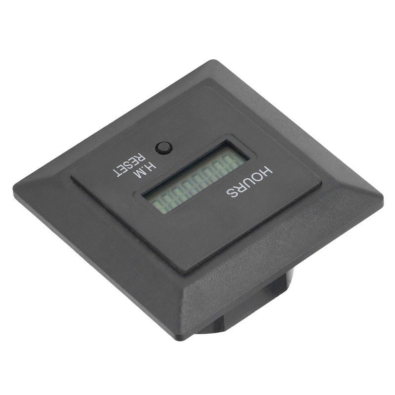 Hour Meter Digital Display Timer Hourmeter Gauge 0‑999999H 59M for