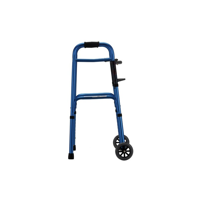 Folding Walker Color: Blue