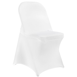 LGJIAOJIAO Stretch Spandex Chair Covers - 30 PCS, Folding Kitchen Chairs Cover, Universal Washable Slipcovers Protector, Removable Chair Seat Covers, for Wedding Party Dining Room Banquet Event
