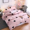 Freyamy Bed Linen, 135 x 200 cm, 2-piece Pink and