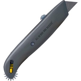 Box Resizer Tool with Scoring Wheel - Utility Knife Cardboard Scorer, Reducer - Box Cutter Sizer Tool for Resizing Reducing Size of Shipping Boxes