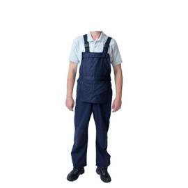 GRS Bib and Brace Dungaree Overalls Painters Suit for Decorators Builders, Navy Blue, S