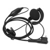 Walkie Talkie Headset Intercom 2 Way Radio Black Earphones Universal