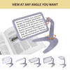 Amoper 2.5X Magnifying Glass with Light and Stand, Full-Page Desktop