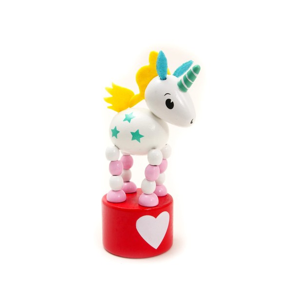 Rainbow Unicorn Push Up Toy - Stocking Filler Gift | Stocking Fillers & Gifts