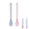 MAEXUS 離乳食スプーン ベビースプーン 【2個セット】 やわらか育児スプーン お口にやさしいやわらかな感触で 初めてのフィーディング 男の子 女の子 ベビー用品