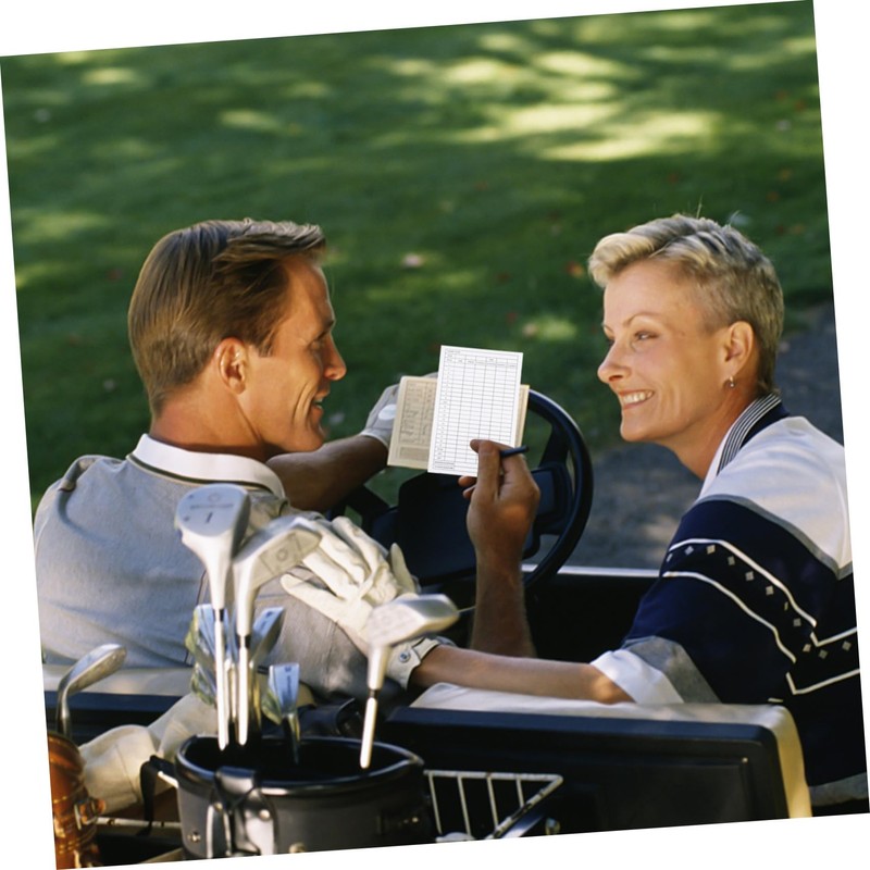 Totority 12pcs Golf Scorecard Training Aid for Golfing Gifts Record