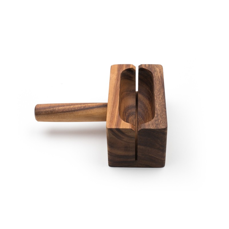 Ironwood Gourmet 28330 Local 338 Bagel Miter, Acacia Wood, 7