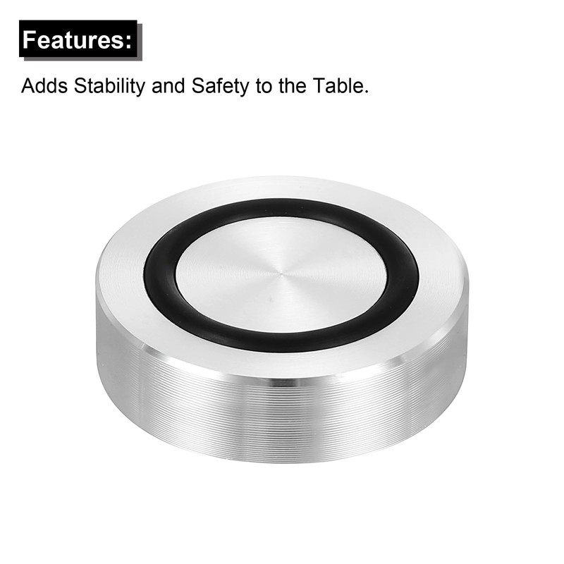 uxcell M8 Thread 35mm / 1.4" Dia 10mm Thick Aluminum