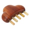 Rosewood Meridian Comb Wide Comb Teeth Reduce Stress Wooden Scalp